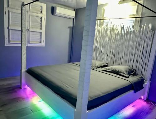 Postel nebo postele na pokoji v ubytování coup de coeur