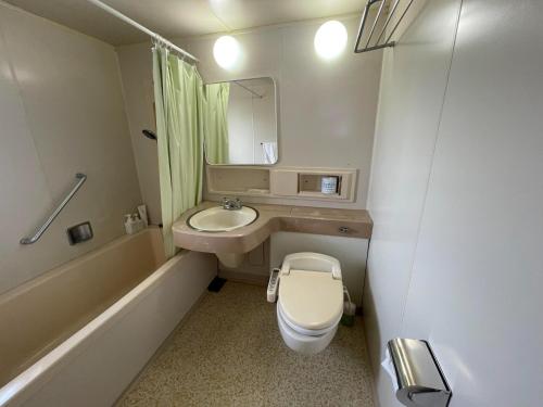 KoseにあるGORORI - Vacation STAY 44617vの小さなバスルーム(トイレ、シンク付)
