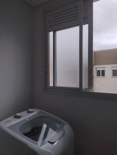 Koupelna v ubytování Quarto privativo