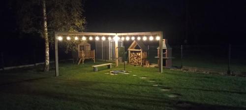 Zahrada ubytování Forest House Sasino-SPA Sauna Balia
