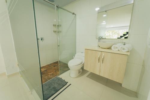 Ένα μπάνιο στο Apartamento RED DUPLEX en PINARES