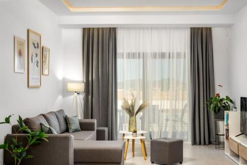 Χώρος καθιστικού στο Villa La Luna