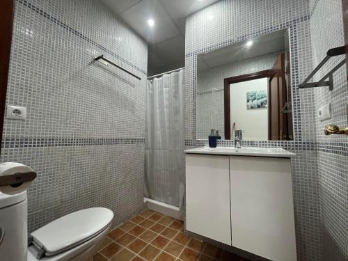 Et badeværelse på RgHOST-Apartamento La Palma en Casco Histórico