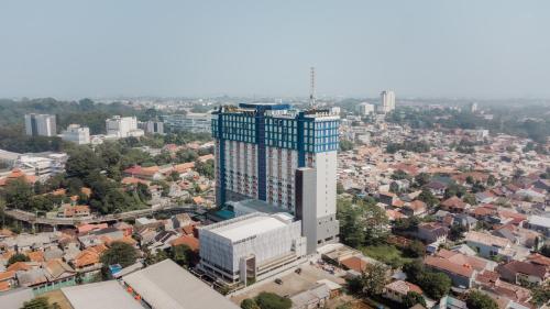 Et luftfoto af Bigland Hotel Bogor