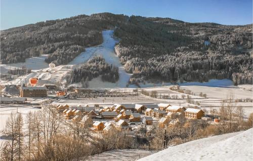 ザンクト・ローレンツェン・オプ・ムーラウにあるAwesome Home In St,georgen A,kreischb, With 1 Bedrooms, Internet And Indoor Swimming Poolの雪の町