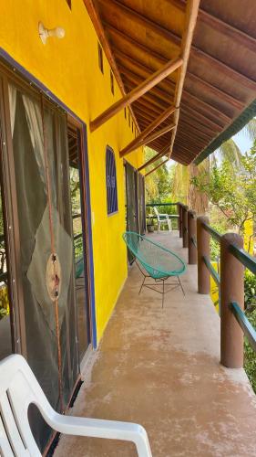 Balkón nebo terasa v ubytování Casa Colibri La Punta