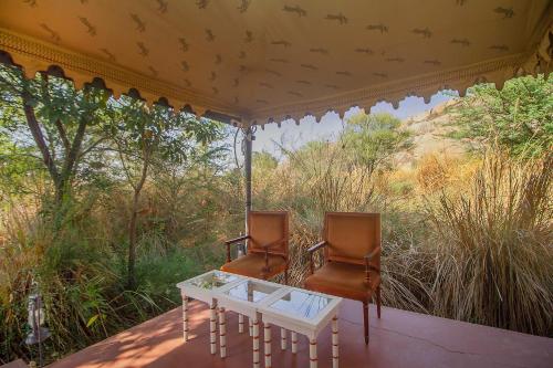 Zahrada ubytování Amritara Jawai Resort
