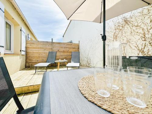 Jolie maison rénovée et décorée avec goût à la Chaume 4 pers