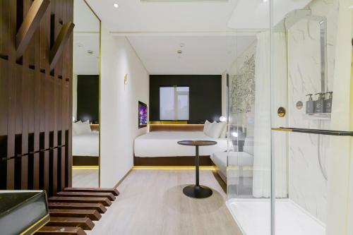 Kylpyhuone majoituspaikassa CitiGO Hotel Lujiazui Shanghai