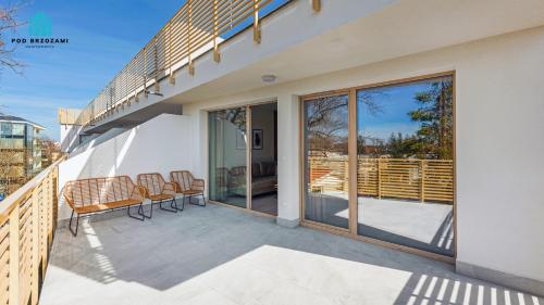 Balkón nebo terasa v ubytování Pod Brzozami Apartamenty Gea Eco