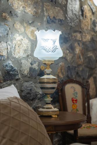 Ένα ή περισσότερα κρεβάτια σε δωμάτιο στο kaimak luxury chalet