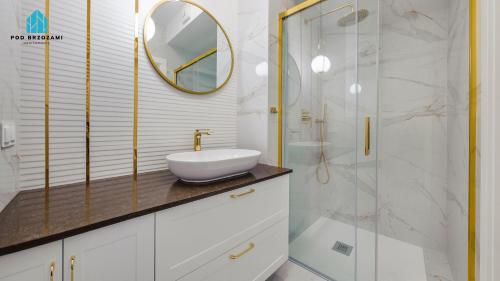 Koupelna v ubytování Pod Brzozami Apartamenty Gea Eco