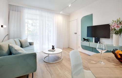 Et tv og/eller underholdning på Premium City Apartments