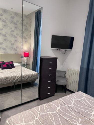 Ein Bett oder Betten in einem Zimmer der Unterkunft Residence Diaz