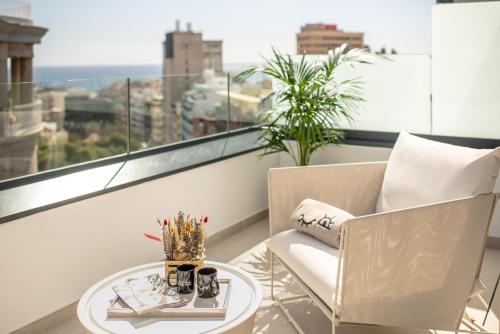 Coin salon dans l'établissement INNSiDE by Meliá Tenerife Santa Cruz