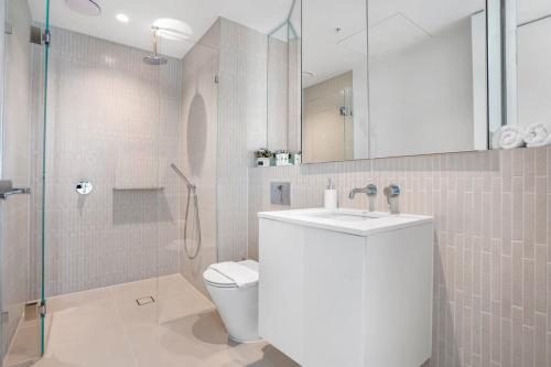 Ένα μπάνιο στο High Rise Southbank Luxury Apt (50th floor)