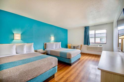 Llit o llits en una habitació de Motel 6 - Georgetown, KY - Lexington North