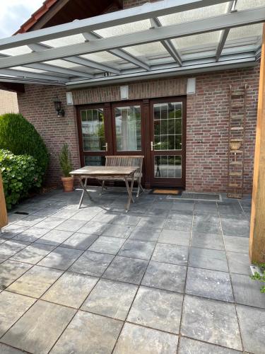 Kawasan patio atau luaran di Ferienwohnung Jansen Selfkant