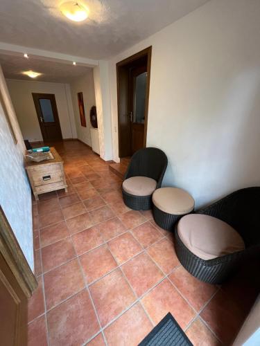 Ruang duduk di Ferienwohnung Jansen Selfkant