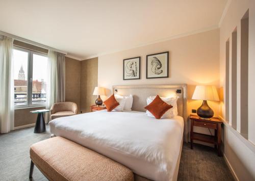 Katil atau katil-katil dalam bilik di Dukes' Palace Brugge - by Dukes' Hotel Collection