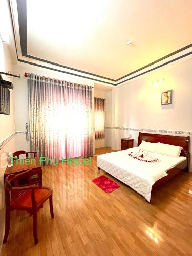 Katil atau katil-katil dalam bilik di Nhà nghỉ Thiên Phú