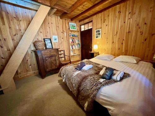 Posteľ alebo postele v izbe v ubytovaní Maison Du Lavoir, Venosc - Les 2 Alpes