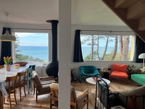 Maison Le Coteau Plage vue mer, 8 pers. Petit Caux