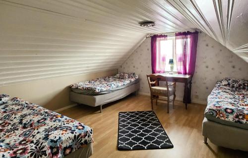 Postel nebo postele na pokoji v ubytování Pet Friendly Home In Borgholm With Wifi