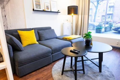 Ruang duduk di Shabby Chic Apartment in ideal Location