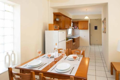 Una cocina o zona de cocina en Lea Family Resort