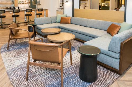Posezení v ubytování Hyatt Regency Coralville
