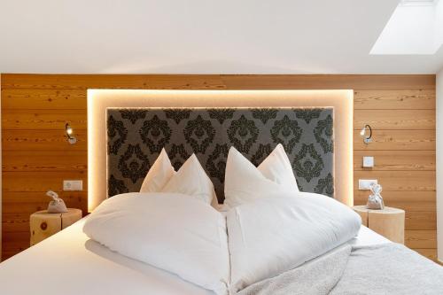 Ένα ή περισσότερα κρεβάτια σε δωμάτιο στο Furnerhof Apt Stearnzauber
