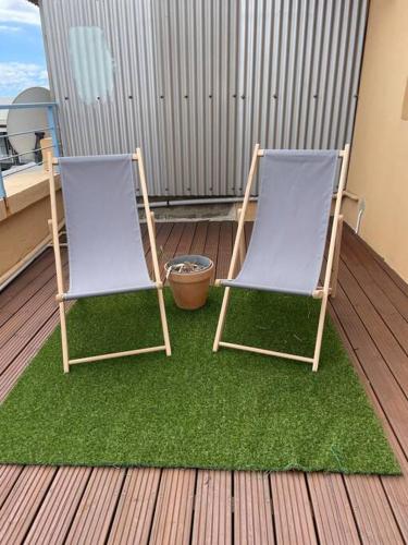 Φωτογραφία από το άλμπουμ του Rare ! Spacieux T3 en roof-top au Barachois - 2 ch climatisées - 6 couchages - Proche aéroport - Parking privé σε Saint-Denis