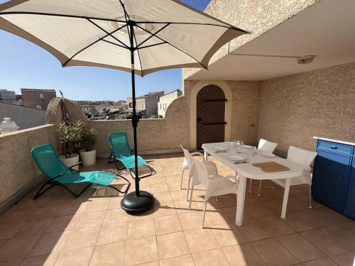 SAMARIA VILLAGE Joli appartement 5 personnes piscine à Rochelongue Cap d'Agde