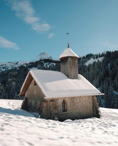 Το Studio Chinaillon Grand Bornand τον χειμώνα