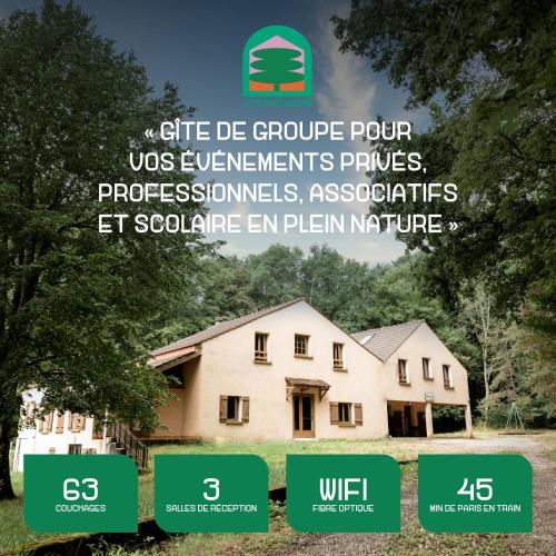 La Donaclaudré - Hébergement de groupe en pleine nature, idéal pour tous vos séjours ! 63 couchages - 2 grandes salles - Salle de jeux - Cuisine professionnelle - Accessible facilement - Localisation attractive -Proche Paris & Disney