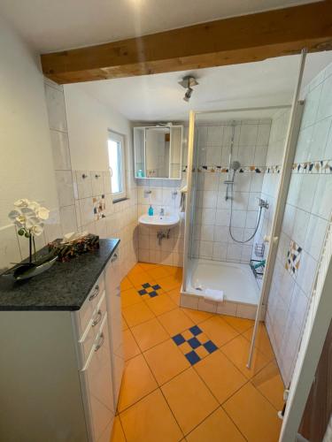 Phòng tắm tại Haus Bella Altendiez