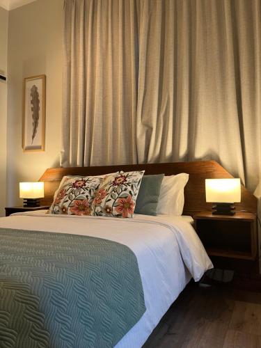 Cama o camas de una habitación en Hotel Casa Aure