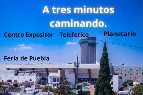a tree minutuses camambota céntric exposition tichenota panorama en Depto, Centro Expositor, Jacuzzi, 2 habitaciones, Excelente vista a la ciudad de Puebla en Puebla