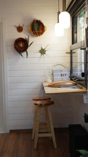 Η κουζίνα ή μικρή κουζίνα στο Pentalow Cabin