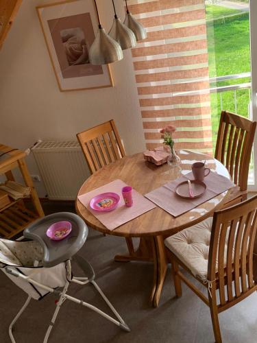 Posezení v ubytování Ferienwohnung Leonardo