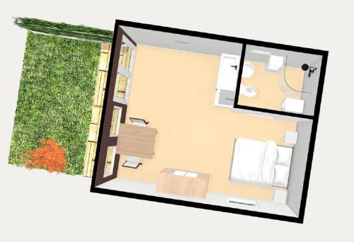 Pelan lantai bagi Motel Tiny House