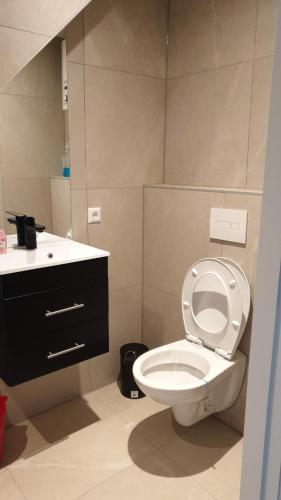 Vonios kambarys apgyvendinimo įstaigoje Luxe-Studio J