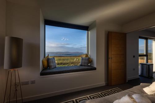 Cama o camas de una habitación en Long View Waternish
