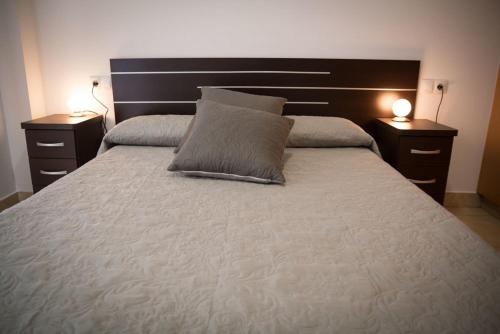 Ένα ή περισσότερα κρεβάτια σε δωμάτιο στο Apartament Bagà