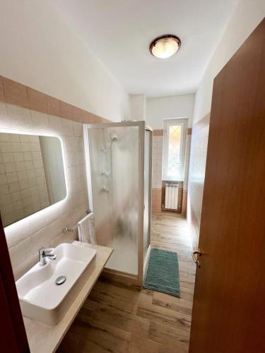 Koupelna v ubytování Apt Delizioso Vicino alla Metro