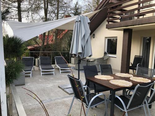 Kawasan patio atau luaran di Mazurska Riwiera