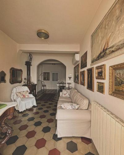 Χώρος καθιστικού στο Varenna Caffè Apartment