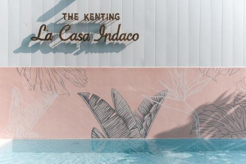 a sign for the keeling in casas indica at 沉靛旅宿 La Casa Indaco 墾丁夢幻島Villa in Sigou