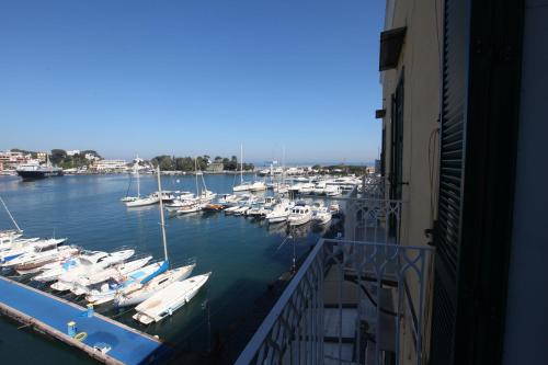 a group of boats are docked in a marina at Rd Guest house in Ischia